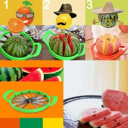 Kitchen Convenient Fruit Corer Apple/Melon Slicer/Cutter Green Handle
