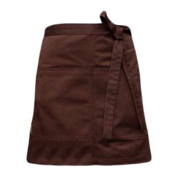 High Quality Cotton Fabrics Apron Large Size Pocket Precision Sewing-Coffee