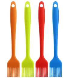 Silicone Basting Pastry & Bbq Brush, 10'' Set of 1 Kitchen (the color may vary)