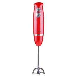 5 Core Handheld Blender, Electric Hand Blender 8-Speed 500W (size: Red Stick)